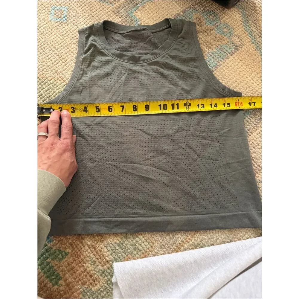 Lululemon Swiftly Breathe Crop Tank